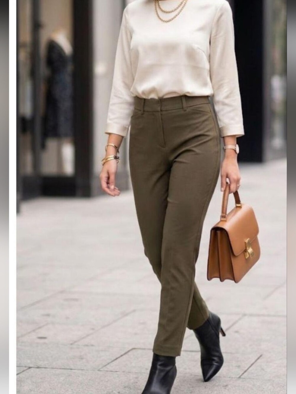 Old Navy Olive Ankle Pants